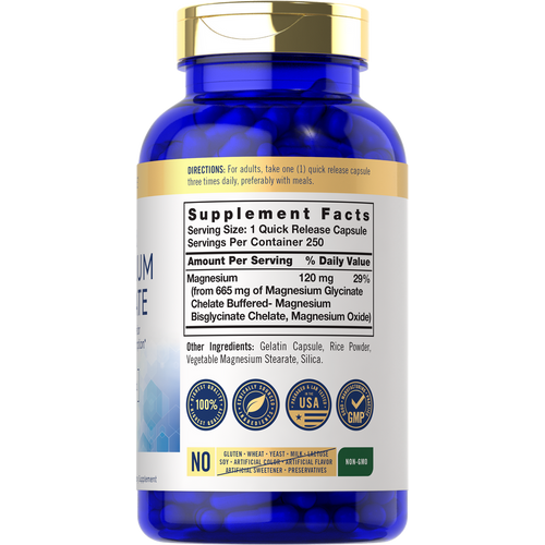 View 2 Magnesiumglycinat 665mg | 250 Kapseln