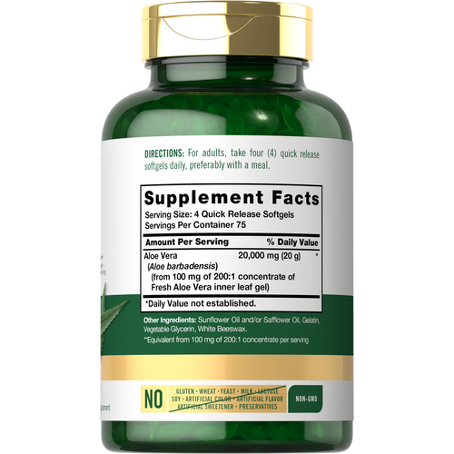 View 2 Aloe Vera | 300 Softgels