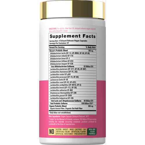 View 2 Women's Probiotic and Prebiotic Supplement | 100 Billion CFU