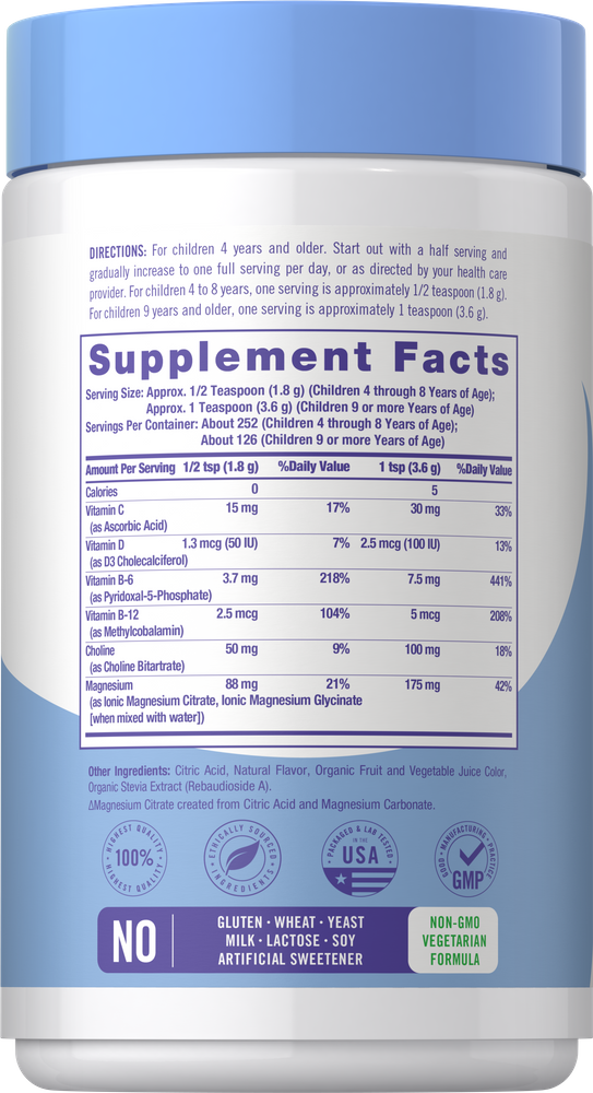 Kids Magnesium Powder | 16 oz