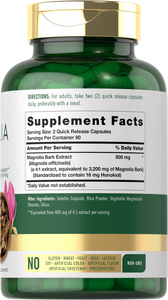 Magnolia Bark 3200mg | 180 Capsules