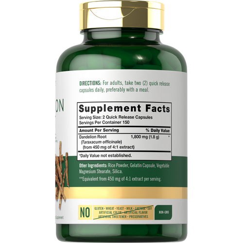 View 2 Dandelion Root | 300 Capsules