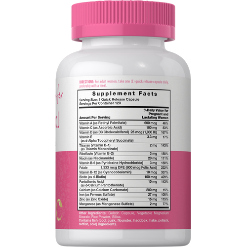 View 2 Prenatal Vitamins & Minerals | 120 Capsules