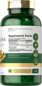 Ashwagandha 3000mg | 300 Capsules