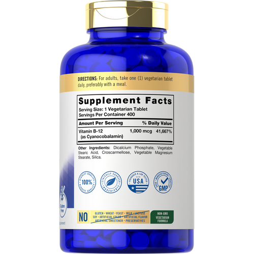 View 2 Vitamin B-12 1000mcg | 400 Tablets
