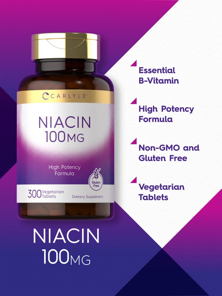 Niacin 100mg | 300 Tablets