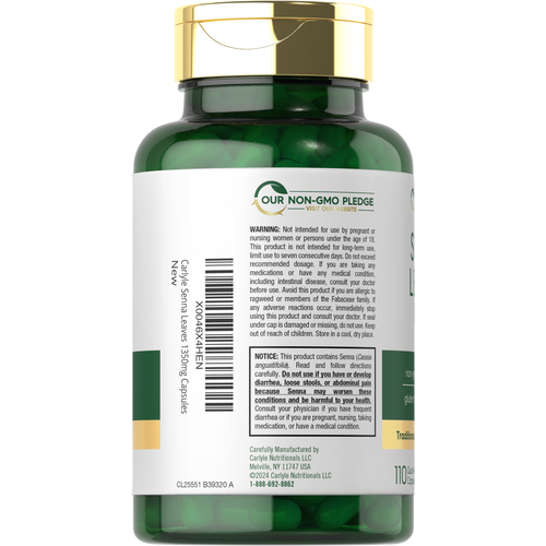 View 3 Senna Leaves | 1350 mg