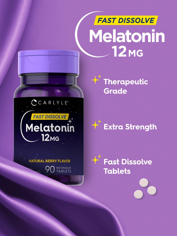 Melatonin 12mg | 90 Tablets