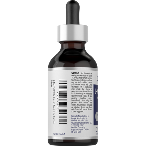 View 3 L-Methylfolate Drops 1mg | 2oz