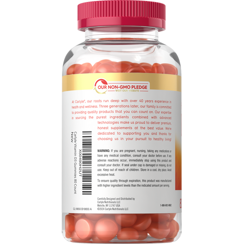 View 3 Vitamin D-3 | 80 Gummies