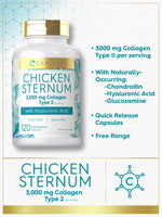 Load image into Gallery viewer, Chicken Sternum Cartilage Collagen 3000mg | 120 Capsules
