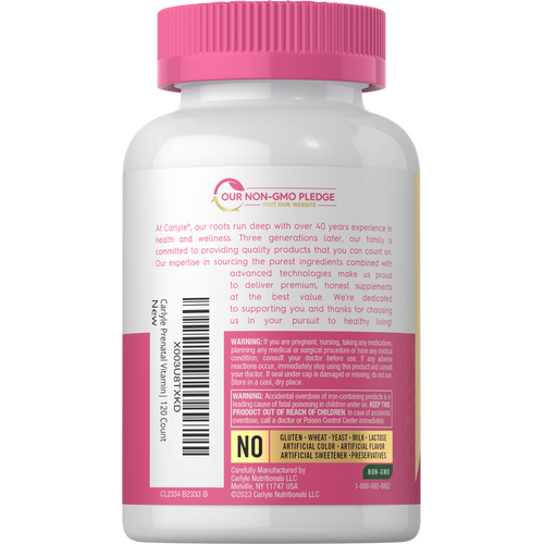 View 3 Prenatal Vitamins & Minerals | 120 Capsules