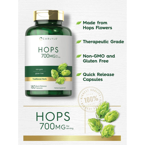 View 3 Hopfen 700 mg pro Portion | 180 Kapseln