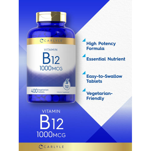 View 3 Vitamin B-12 1000mcg | 400 Tablets