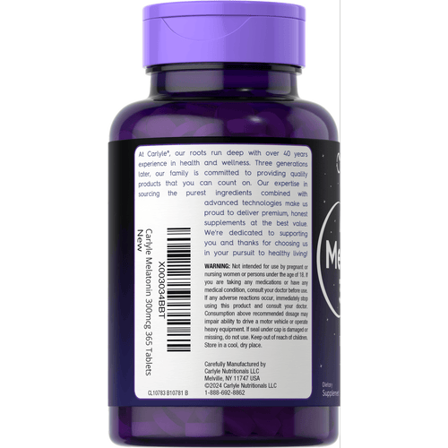 View 3 Melatonin 300mcg | 365 Tabletten