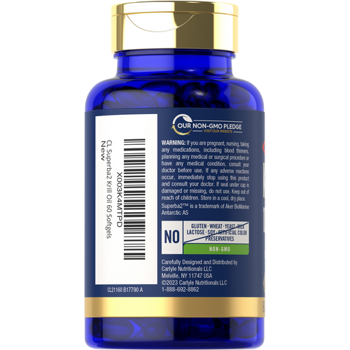 View 3 Antarctic Krill Oil 1000mg per serving | 60 Softgels