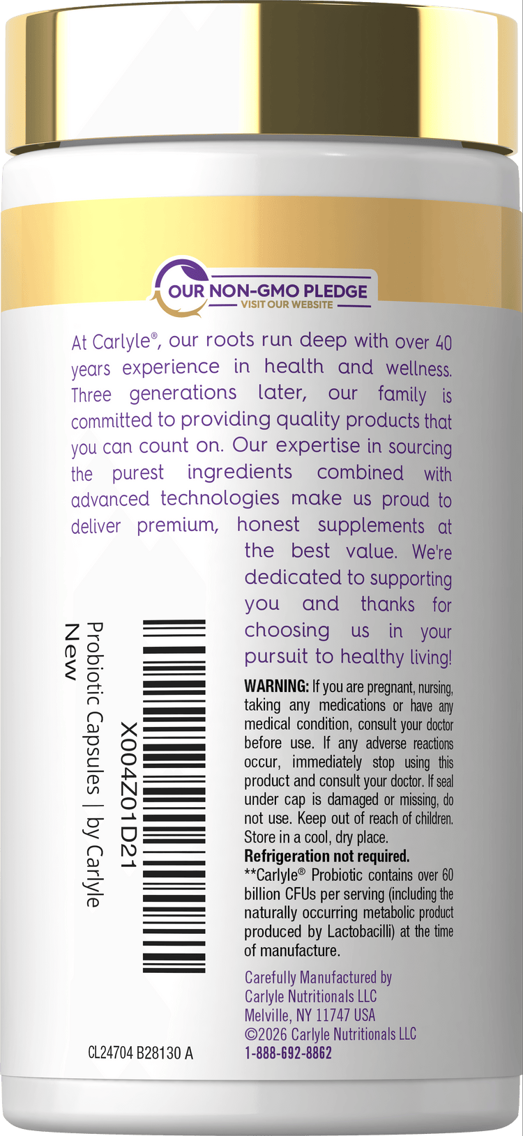 Probiotics for Women and Men | 60 Billion CFU