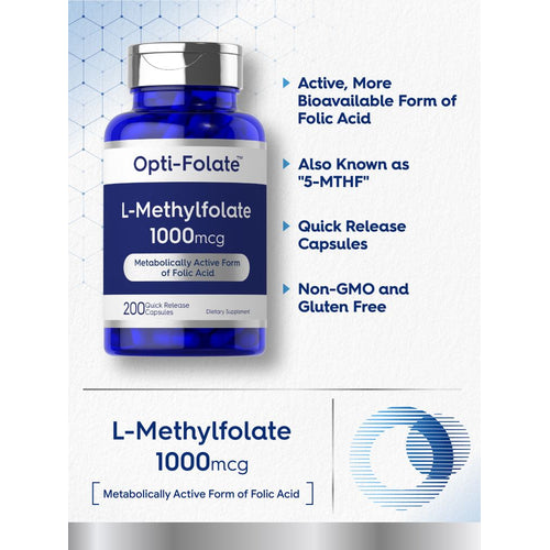 View 3 L-Methylfolat 1000mcg | 200 Kapseln