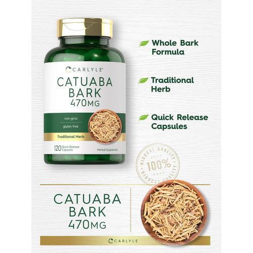 View 3 Corteza de Catuaba 470mg | 120 Cápsulas
