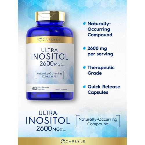 View 3 Inositol 2600mg | 200 Capsules