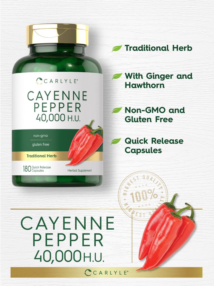 Piment de Cayenne | 180 Capsules