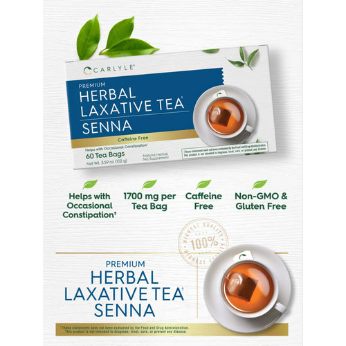 View 3 Laxante Herbal | 60 Saquinhos de Chá