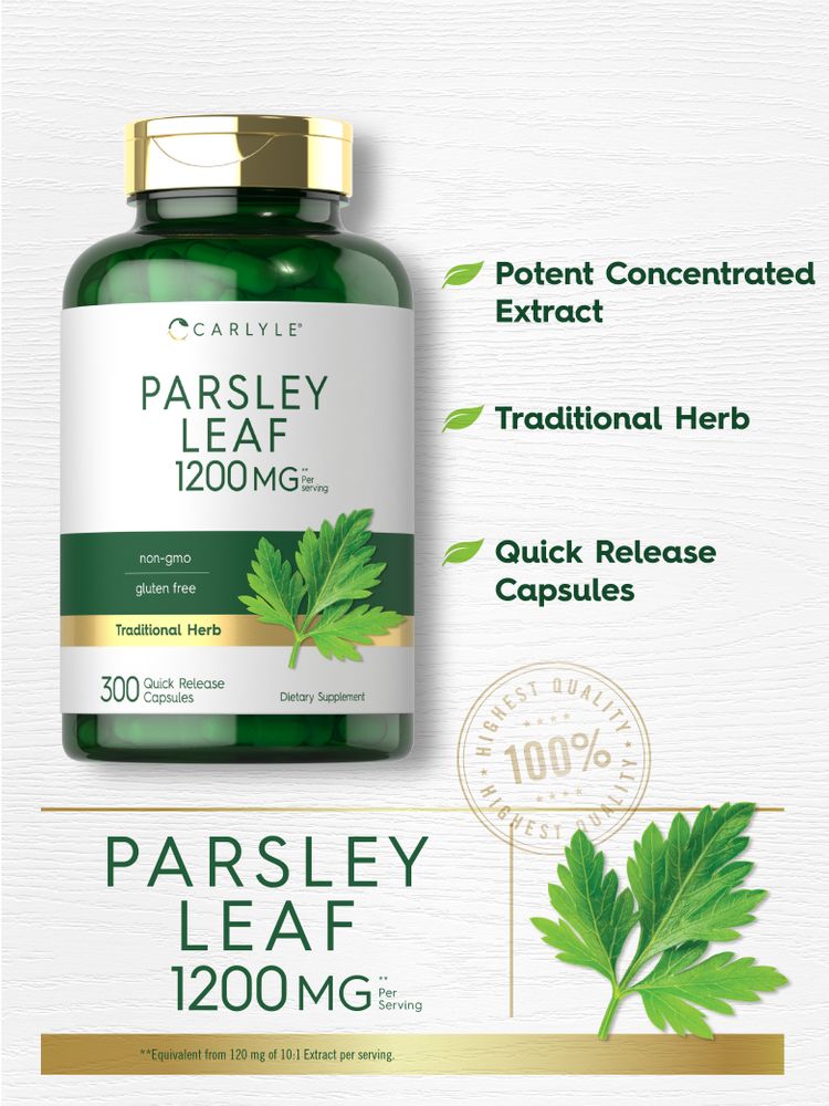 Parsley Leaf 1200mg | 300 Capsules