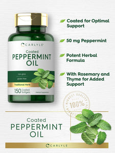 Peppermint Oil 50mg | 150 Softgels