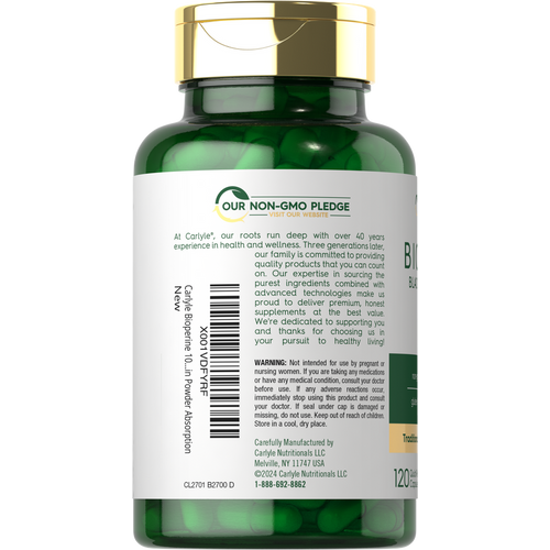 View 3 Bioperine 10mg | 120 Capsules