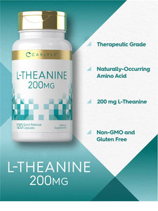 L-Theanine 200mg | 120 Capsules
