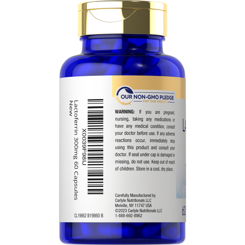 View 3 Lactoferrin 300mg per serving | 60 Capsules