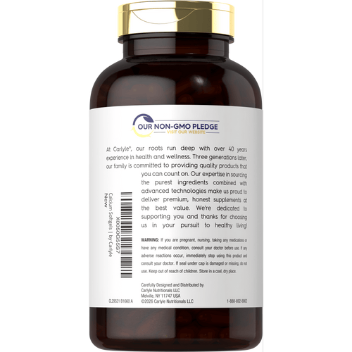 View 3 Calcium 1200 mg with Vitamin D3 | 250 Softgels