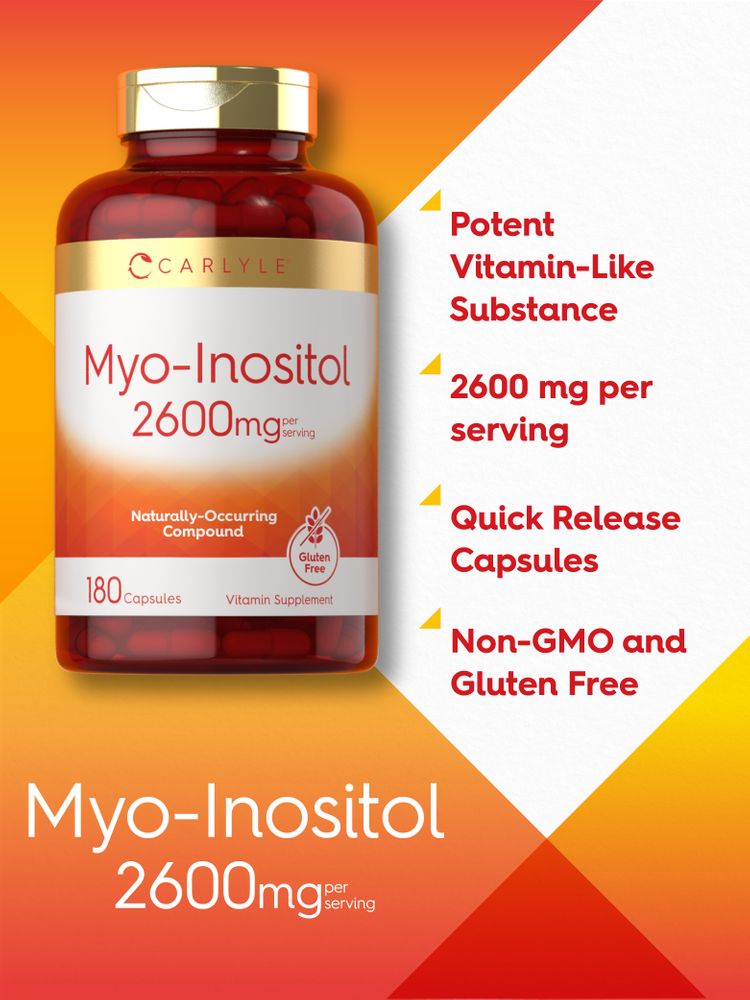 Myo-Inositol 2600mg | 180 Capsules