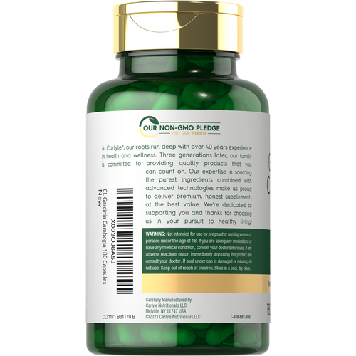 View 3 Garcinia Cambogia | 180 Capsules