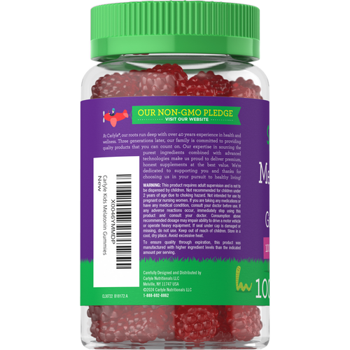 View 3 Melatonin Gummies for Kids 1mg | 100 Gummies