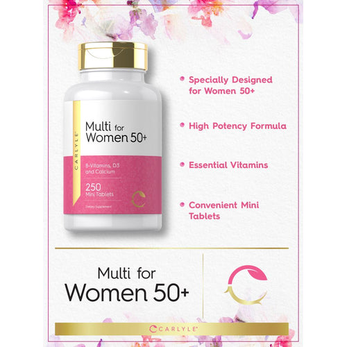 View 3 Multivitamines pour Femmes 50+ | 250 Mini Comprimés
