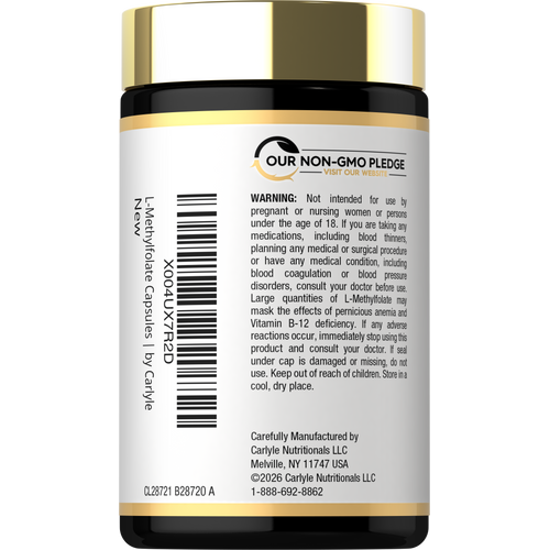 View 3 L Methylfolate 15mg | 60 Capsules