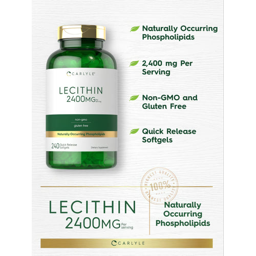 View 3 Lecitina 2400mg por porção | 240 Cápsulas Gelatinosas