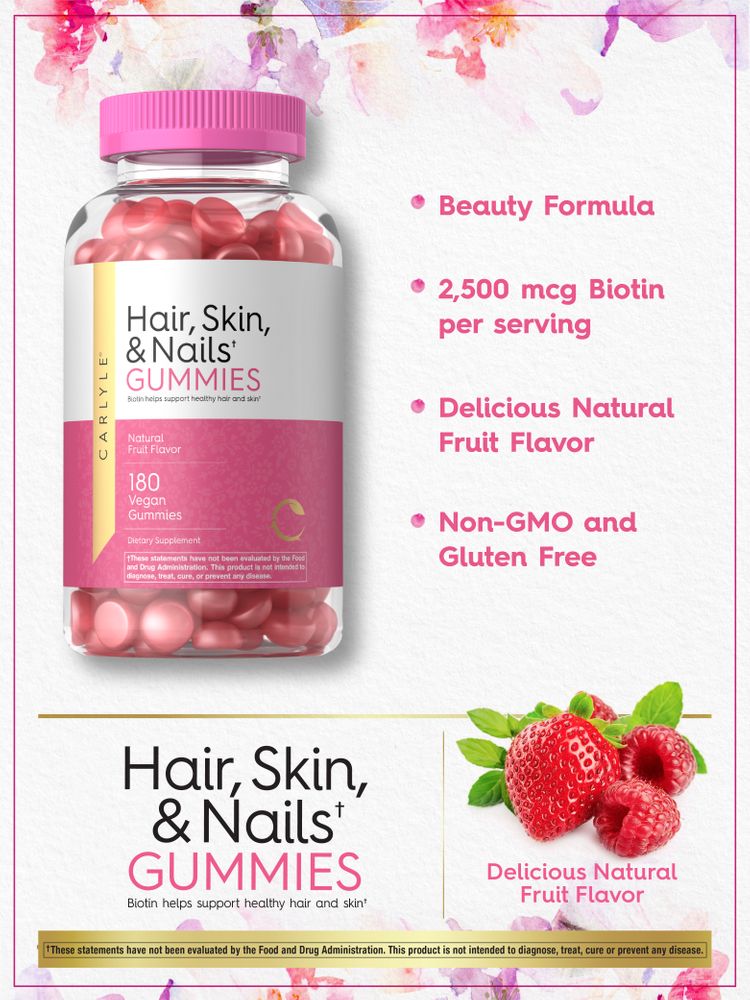 Hair, Skin and Nails | 180 Gummies