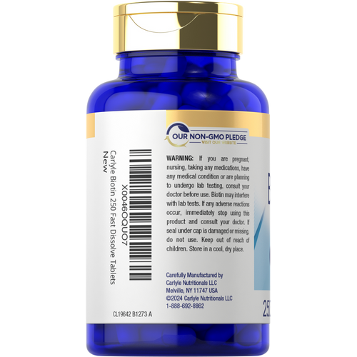 View 3 Biotina 5000 mcg | 250 Compresse a Scioglimento Rapido