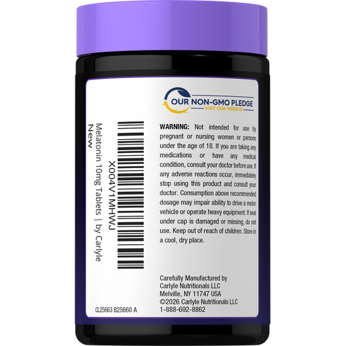 View 3 Melatonin 10mg | 180 Time Release Tablets