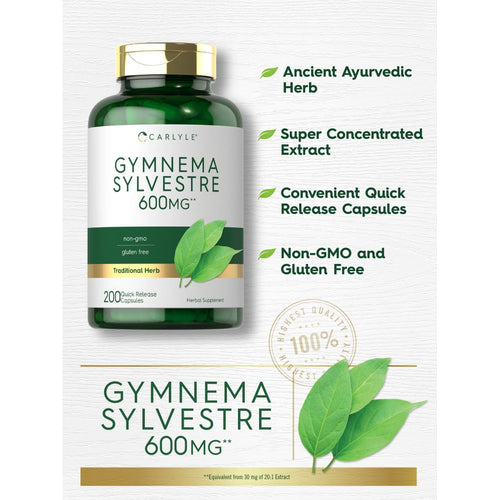 View 3 Gymnema Sylvestre Leaf Extract | 200 Capsules