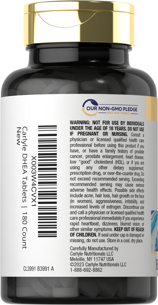 DHEA 25mg | 180 Comprimés