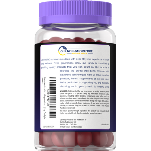 View 3 Melatonin 12mg | 60 Gummies