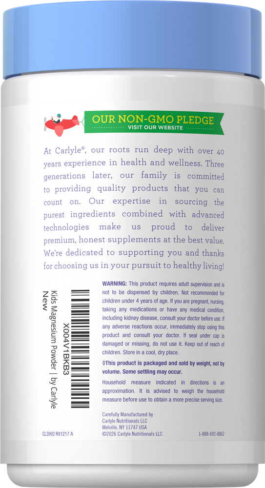 Kids Magnesium Powder | 16 oz