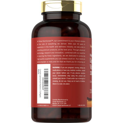 View 3 Complesso di Vitamina C Liposomiale 3300mg | 250 Softgel