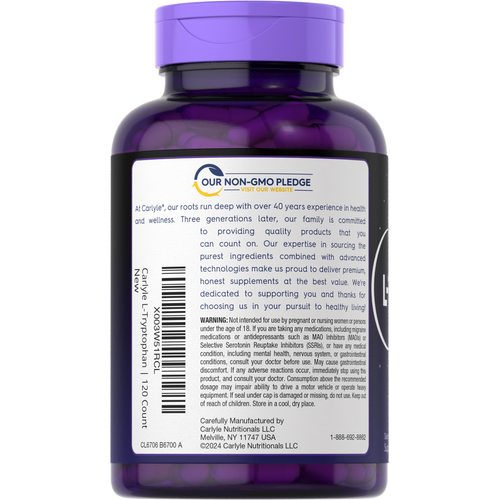 View 3 L-Tryptophan 500mg | 120 Capsules