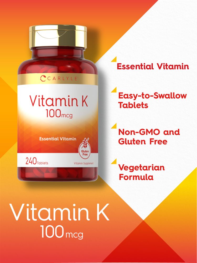 Vitamin K 100mcg | 240 Tablets