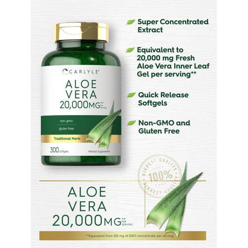 View 3 Aloe Vera | 300 Softgels