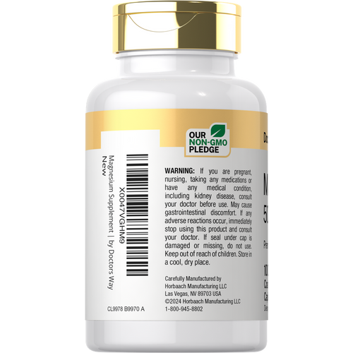 View 3 Integratore di Magnesio 500mg | 100 Compresse Rivestite